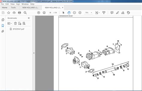 new holland l325 skid steer specs|new holland l325 parts diagram.